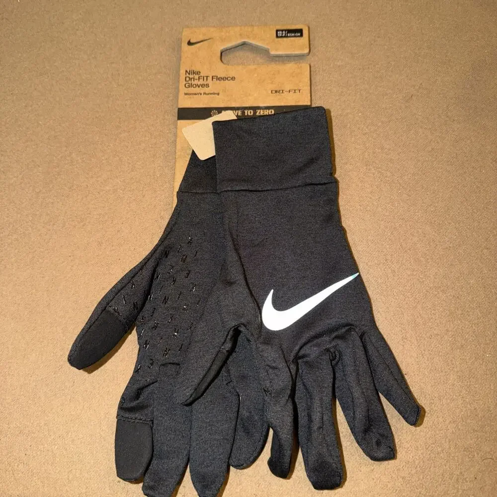 Nike Women’s Dri-fit Fleece Running Gloves Xs-S Black